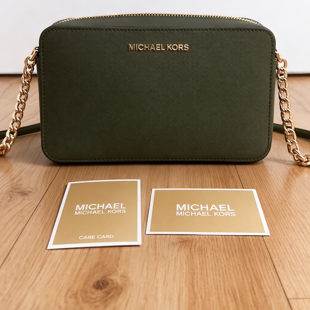 Michael Kors Olive Green Crossbody Bag - Picture 2 of 4